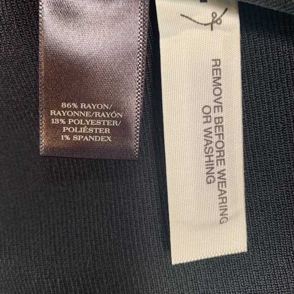 NWT Ann Taylor Black A-Line Skirt Womens Size Medium - Picture 5 of 6